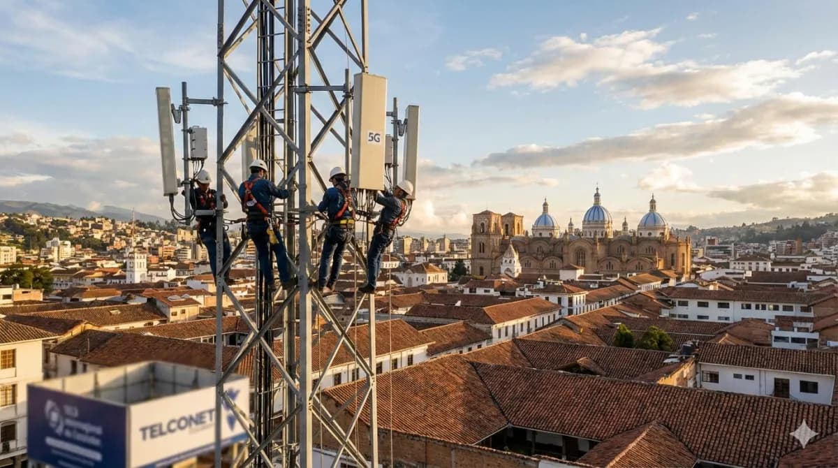 CNT Begins 5G Base Station Installation in Cuenca as Ecuador Targets Nationwide Coverage by Mid-2026