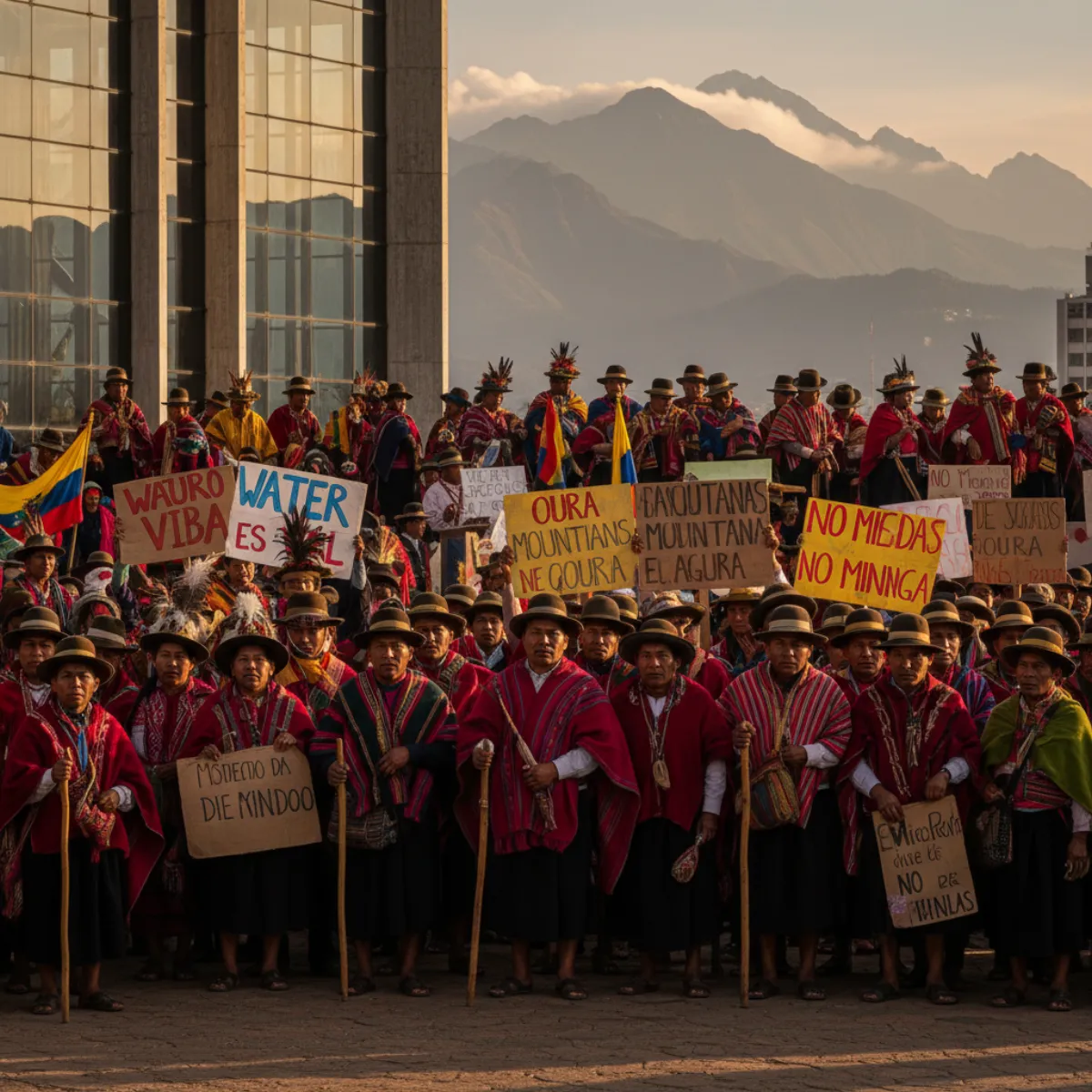 CONAIE Demands Ecuador's Mining and Energy Bill Be Shelved — Warns of 'Danger to the Country'