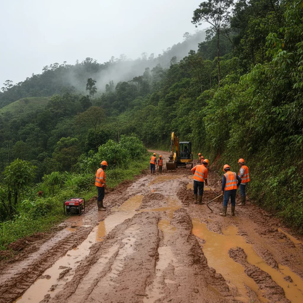 Loja Province Battered by Rains: Roads Blocked, Vilcabamba Cleanup Underway, $48 Million Road Investment Announced