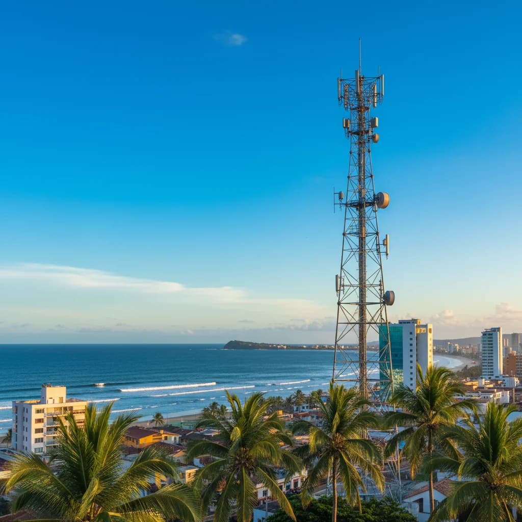 Manta Gets 5G: Seven New Towers Installed as Part of Ecuador's National Connectivity Push