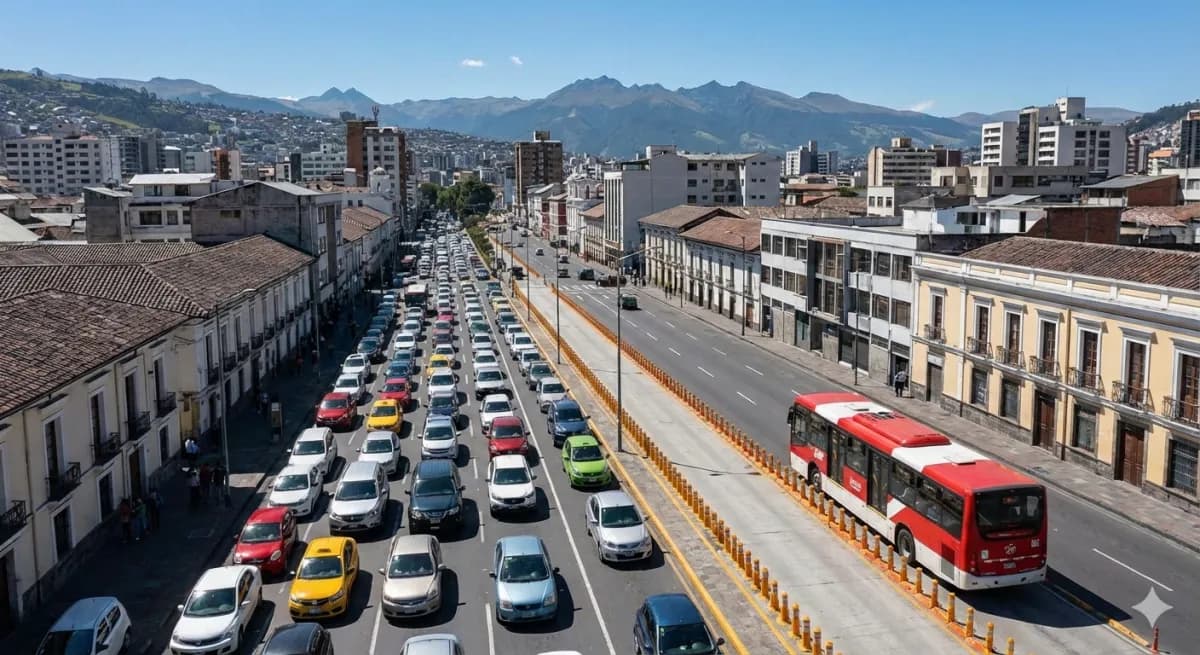 Quito Plans 42 km of Dedicated Bus Lanes to Cut Peak Commutes by 30 Minutes