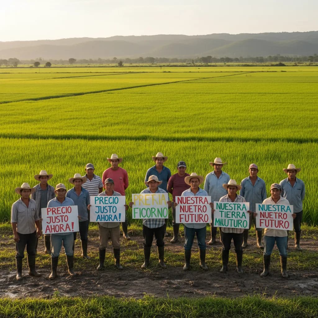 Rice Farmers Give Noboa Eight Days to Act as Sector Faces Worst Crisis in 30 Years