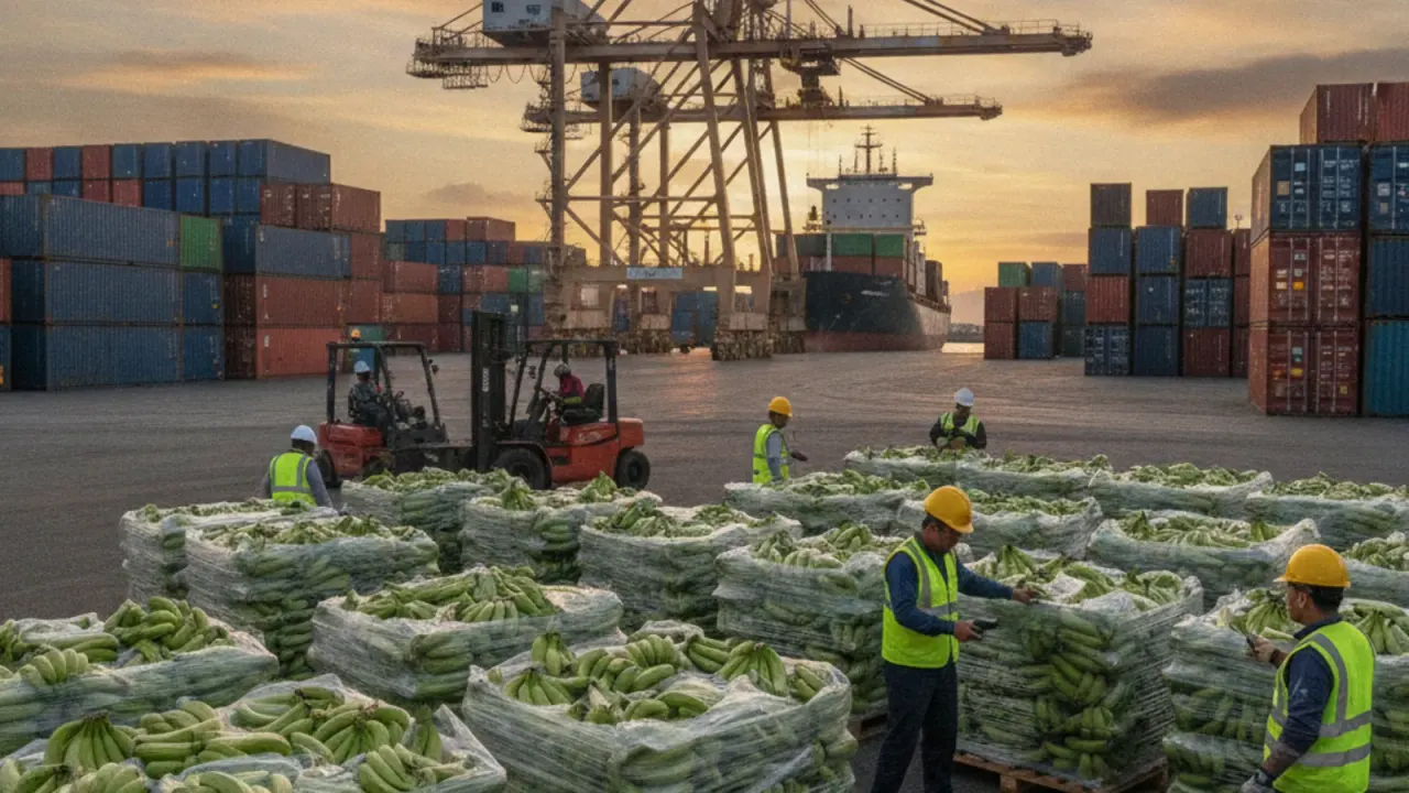 1.2 Tons of Cocaine Found in Banana Export Cargo Bound for Spain
